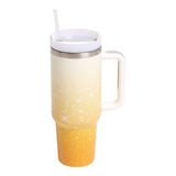 Stay Hydrated in Style – Gradient 40oz Stainless Steel Tumbler with Handle