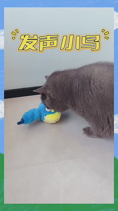 Interactive Flapping Bird Plush Toy for Cats & Dogs – Bite-Resistant Electric Pet Toy